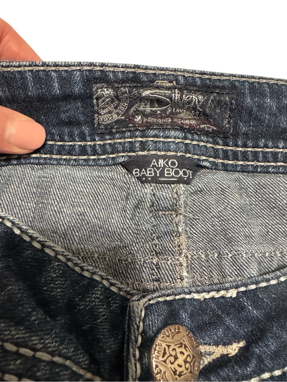 SILVER JEANS Aiko Baby Boot size 16 - Picture 4 of 6